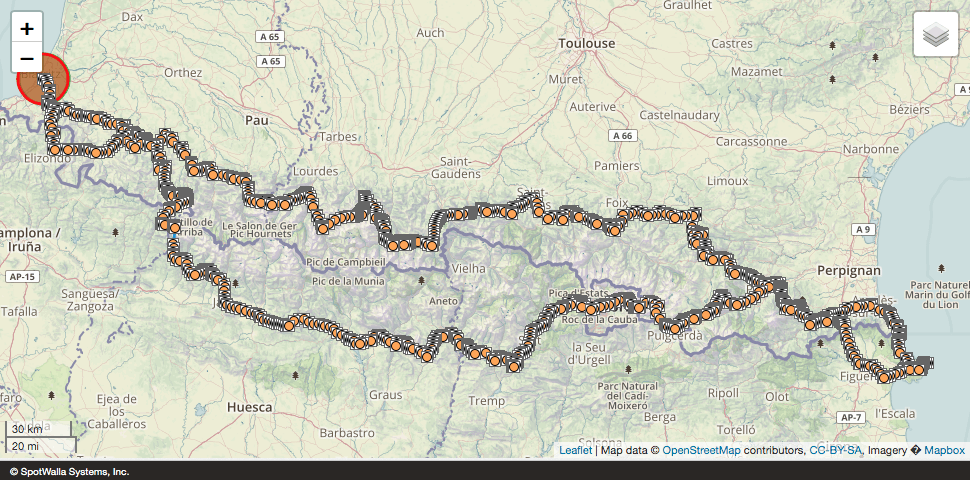 Tracking the Tigger across the Pyrenees (#TPRNo1)