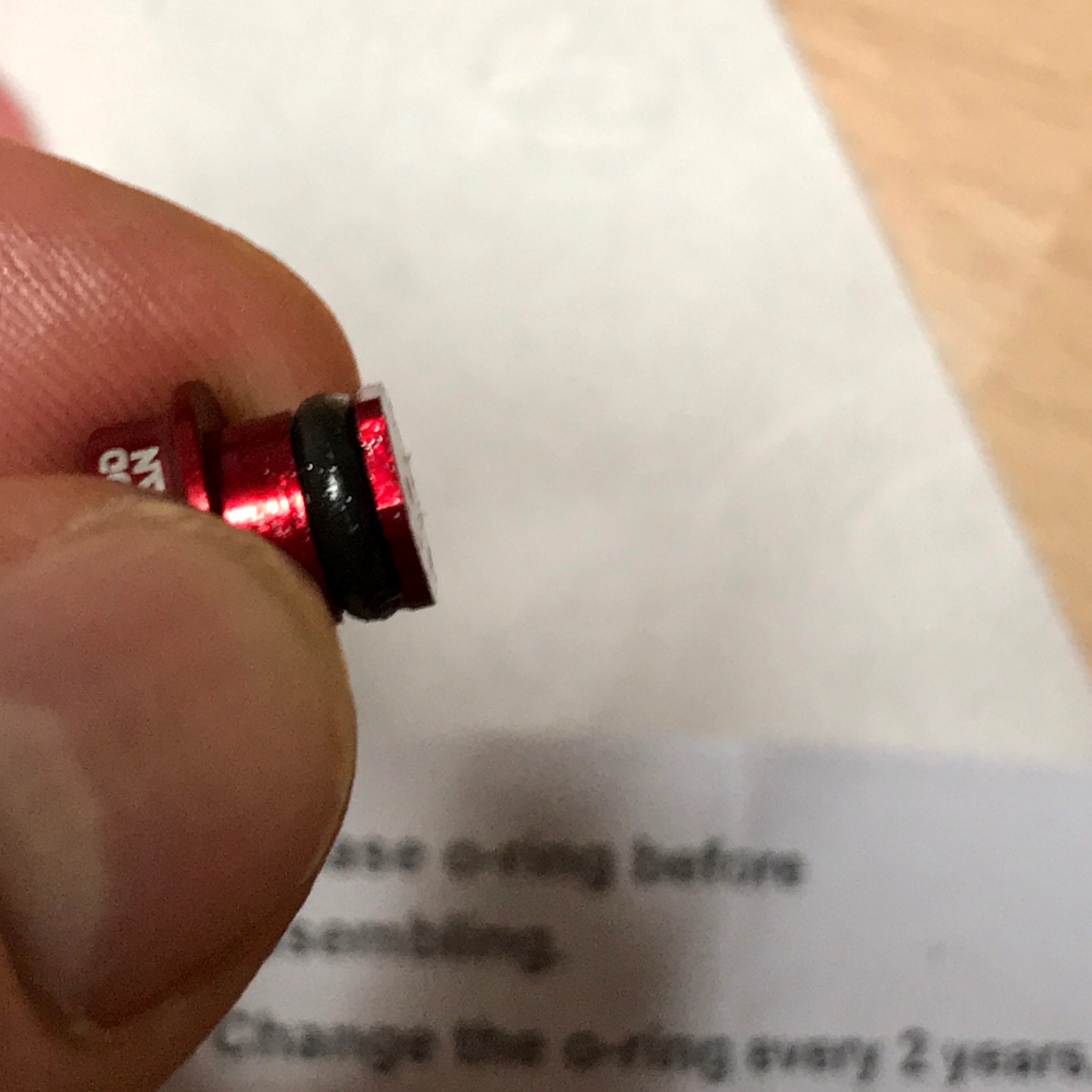 Repairs in Red, Part 2 — Cadence Anodized